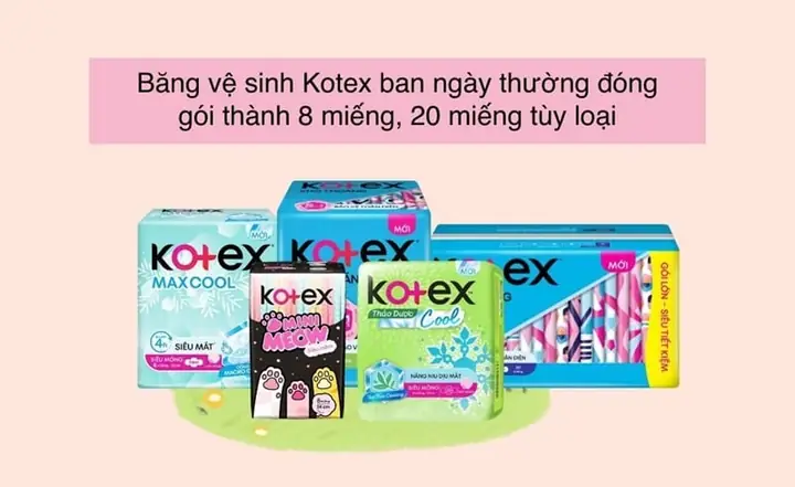 Bịch Kotex Bao Nhiêu Miếng