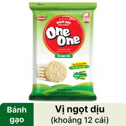 Gói Bánh Gạo One One Bao Nhiều Cái