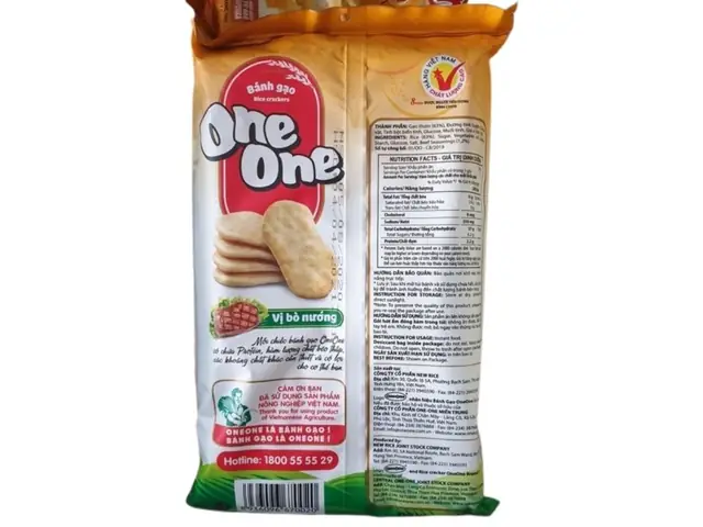 Gói Bánh Gạo One One Bao Nhiều Cái