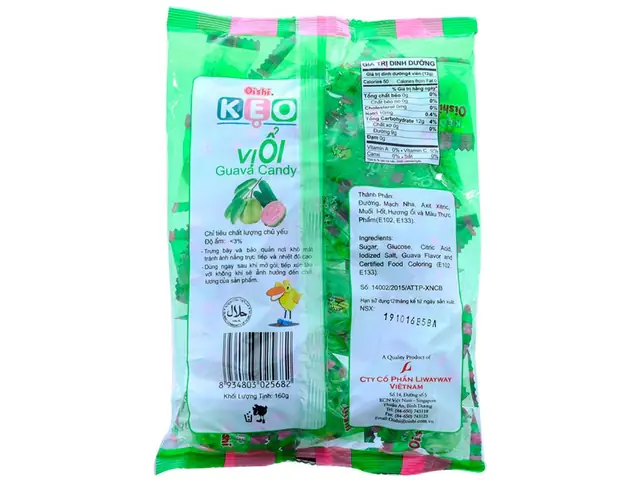Viên Kẹo Ổi Bao Nhiêu Calo