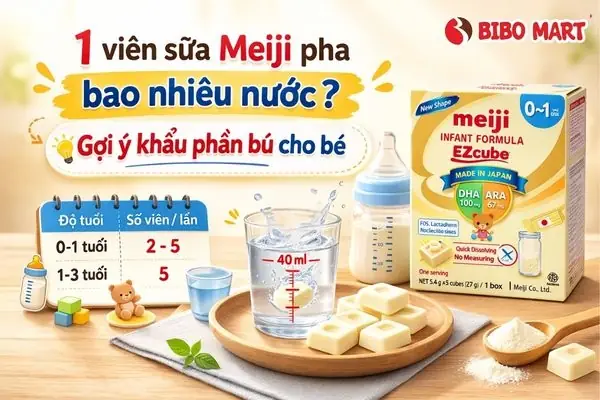 Viên Sữa Meiji Pha Như Thế Nào