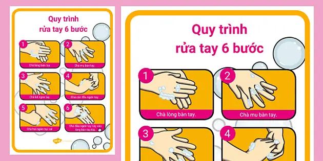 Buoc Rua Tay O Truong Mam Non