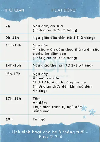 Ăn Dặm Cho Bé 8 Tháng Tuổi