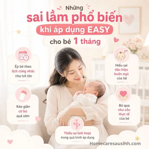 Áp Dụng Easy Cho Bé Sơ Sinh