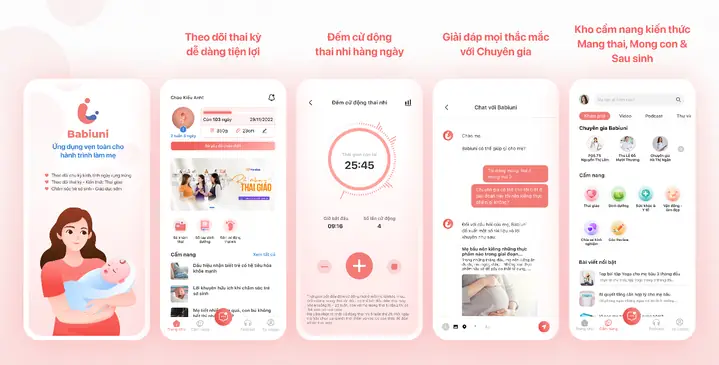 App Dành Cho Bà Bầu Việt Nam