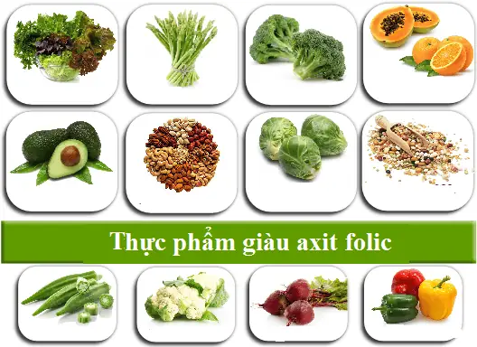 Axit Folic Có Nhiều Trong Thức Ăn Nào