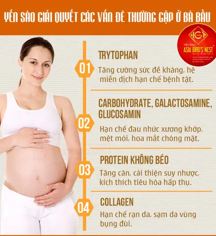 Bà Bầu Ăn Yến Sào Có Tác Dụng Gì