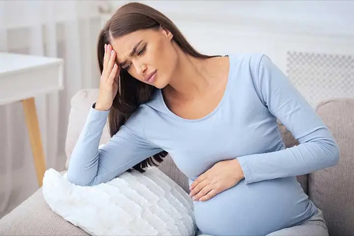 Bà Bầu Bị Đau Đầu Chóng Mặt