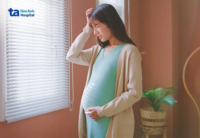 Bà Bầu Bị Đau Đầu Chóng Mặt