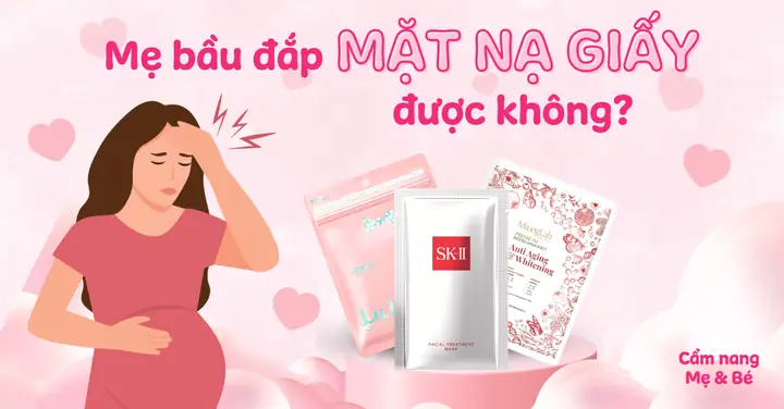 Bà Bầu Đắp Mặt Nạ Cà Chua