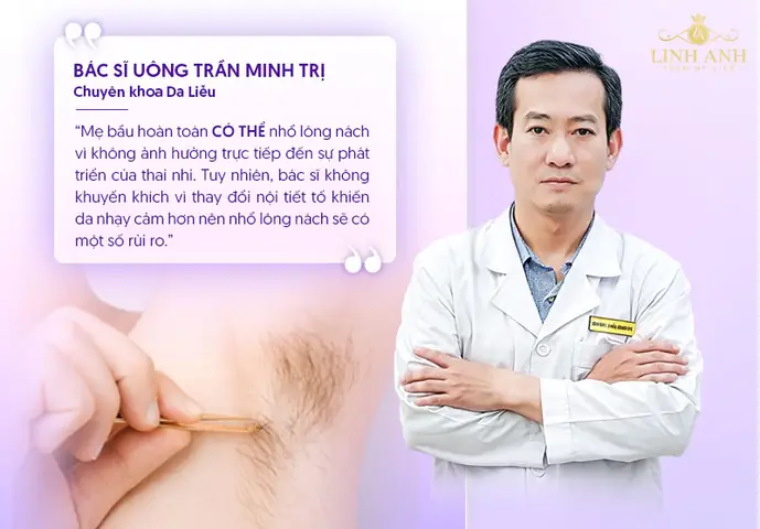 Bà Bầu Nhổ Lông Nách Được Không