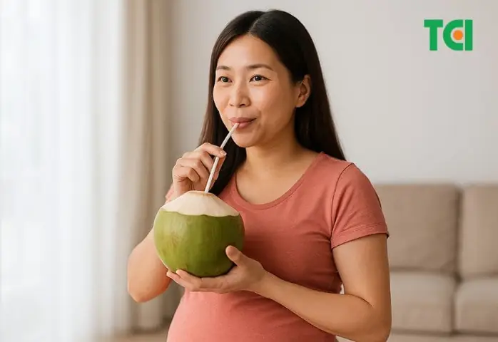 Bà Bầu Uống Nước Dừa Lúc Đói