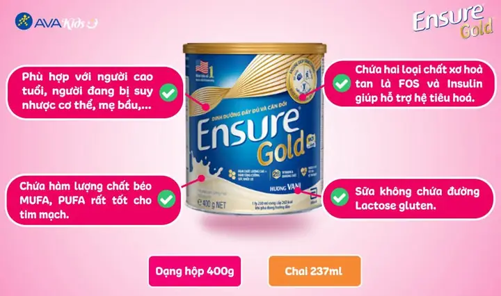 Bà Bầu Uống Sữa Ensure Nước