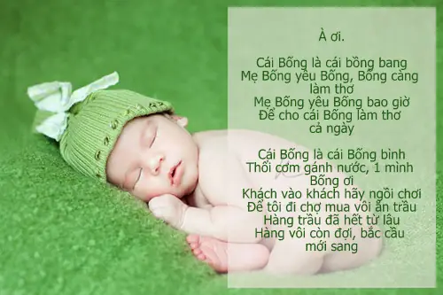 Bài Hát Ru Con Ngủ Miền Bắc