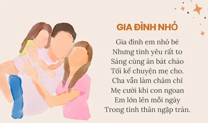 Bài Thơ Hay Về Tình Cảm Gia Đình