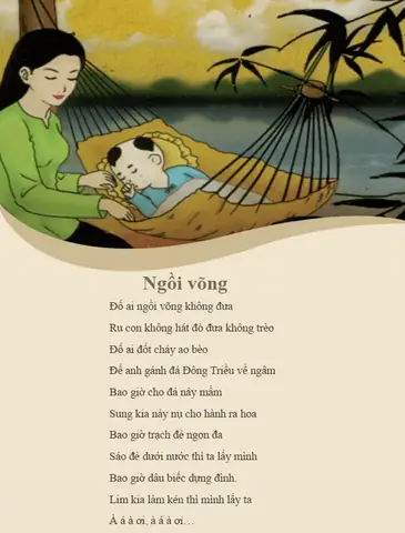 Bài Thơ Mẹ Ru Con Ngủ
