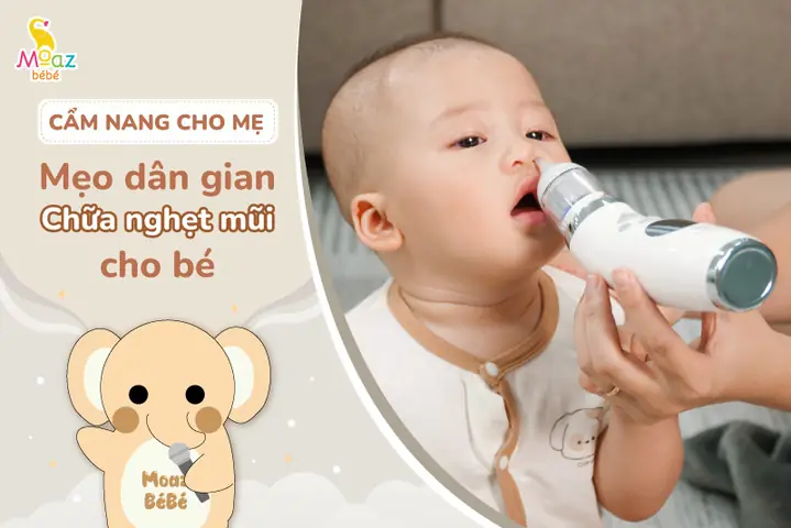 Bài Thuốc Dân Gian Trị Nghẹt Mũi Cho Trẻ