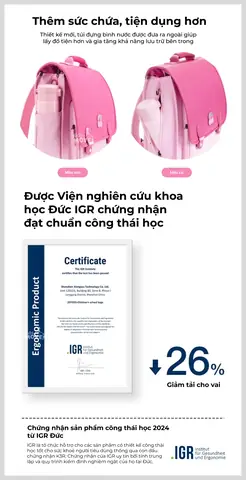 Balo Siêu Nhẹ Cho Be Tiểu Học