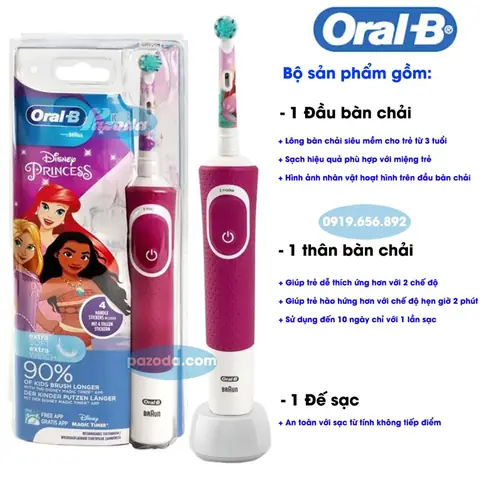 Bàn Chải Đánh Răng Oral B Cho Bé
