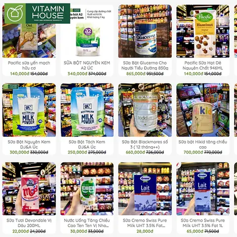 Bán Sữa Úc Nhập Khẩu Các Loại