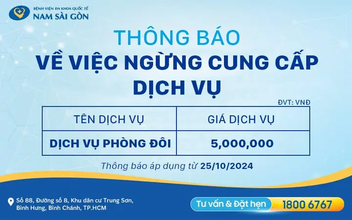 Bảng Giá Bệnh Viện Phụ Sản Quốc Tế Sài Gòn