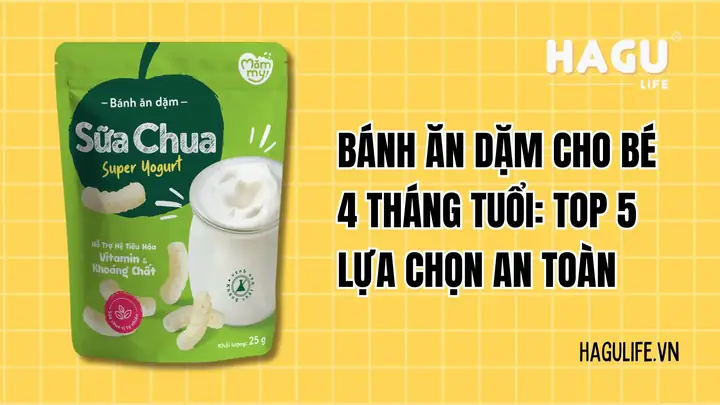 Bánh Ăn Dặm Gerber Cho Bé 5 Tháng