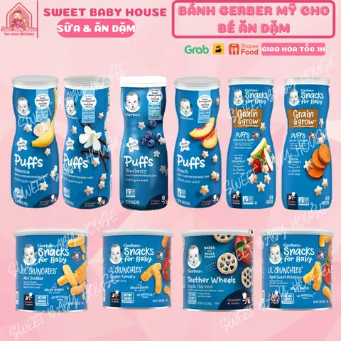 Bánh Ăn Dặm Gerber Của Mỹ