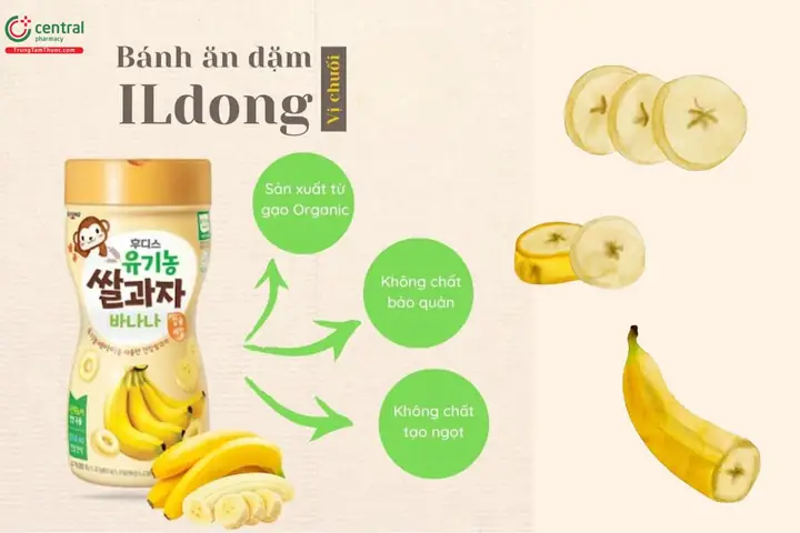 Bánh Ăn Dặm Ildong Vị Chuối Bánh Ăn Dặm Ildong Vị Chuối