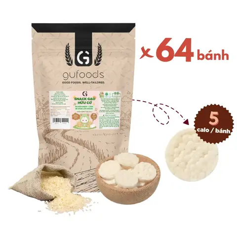Bánh Từ Bột Gạo Cho Bé