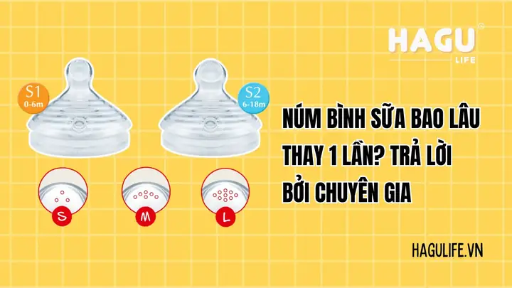 Bao Nhiêu Lâu Thay Núm Bình Sữa
