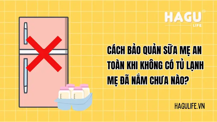 Bảo Quản Sữa Không Có Tủ Lạnh