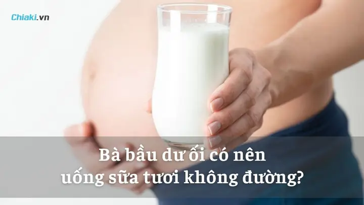 Bầu Có Nên Uống Sữa Không Đường