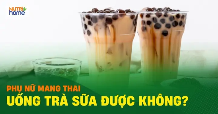 Bầu Uống Trà Sữa Có Sao Không