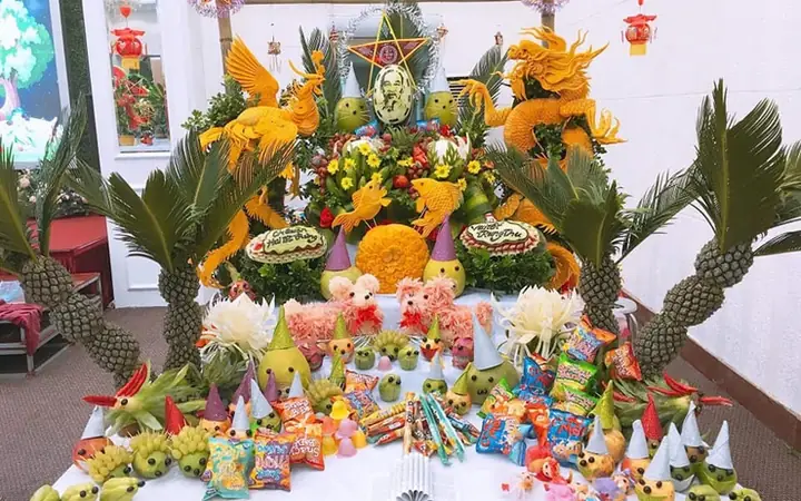 Bày Mâm Cỗ Trung Thu Theo Chủ Đề Bày Mâm Cỗ Trung Thu Theo Chủ Đề