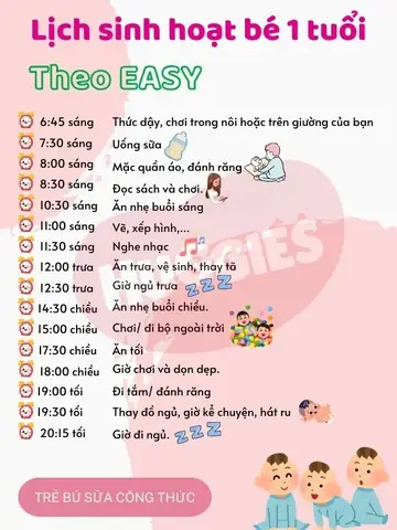 Bé 1 Tuổi Ngủ Mấy Giấc