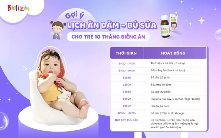 Bé 10 Tháng Tuổi Lười Ăn