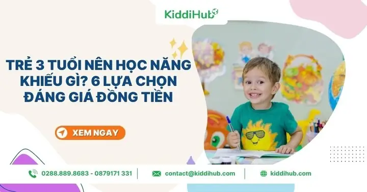 Bé 3 Tuổi Nên Cho Học Năng Khiếu Gì