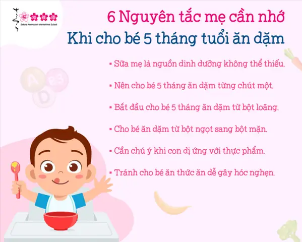 Bé 5 Tháng Rưỡi Ăn Được Những Gì