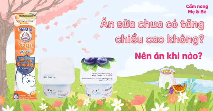 Bé Ăn Sữa Chua Khi Nào