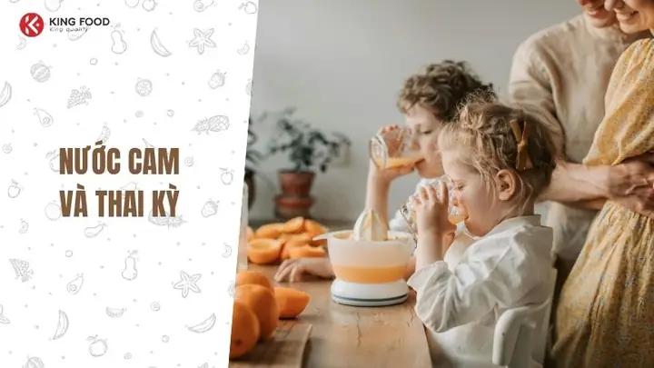Bé Mấy Tháng Uống Nước Cam