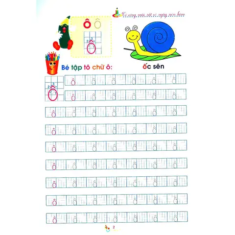 Bé Tập Tô Chữ Cái Lớp 1 Bé Tập Tô Chữ Cái Lớp 1