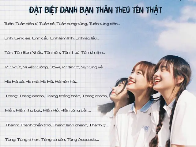 Biệt Danh Cho Người Tên Ly