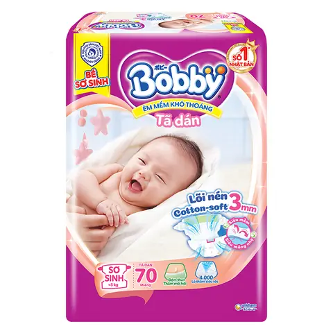 Bỉm Bobby Cho Bé Sơ Sinh