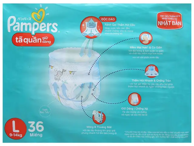 Bỉm Pamper Có Hạt Bên Trong