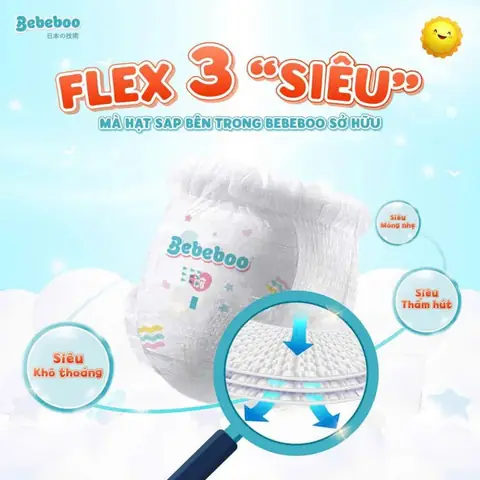 Bỉm Pamper Có Hạt Bên Trong