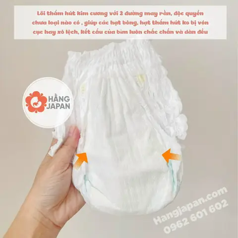 Bỉm Pamper Có Hạt Bên Trong