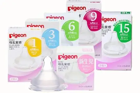 Bình Pigeon 240ml Núm Size Gì