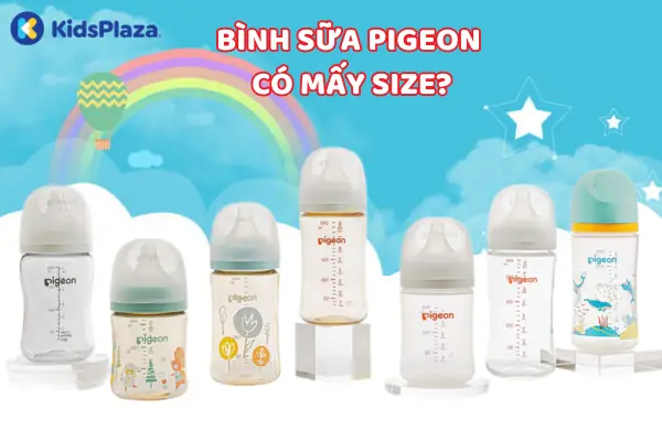 Bình Pigeon 240ml Núm Size Gì