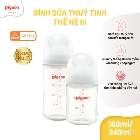 Bình Sữa Pigeon Cổ Rộng 160ml