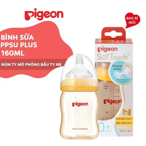Bình Sữa Pigeon Ppsu Plus 160ml
